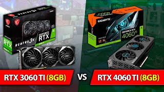 RTX 3060 Ti vs RTX 4060 Ti [upl. by Ohcamac]