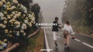 ruth b  dandelions tiktok version I’m in a field of dandelions  lyrics in the description [upl. by Demmahom778]