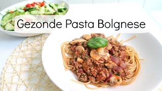 Recept Gezonde Pasta Spaghetti Bolognese [upl. by Metts]