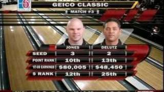 2008 PBA Geico Classic Delutz Vs Jones 1 [upl. by Corty]