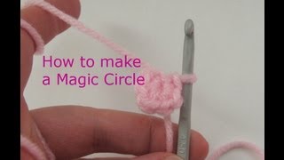 The easy way to crochet a magic circle [upl. by Marriott]