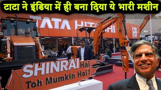 TATA नें Hitachi के साथ मिलकर कर दिया ये काम  Tata Hitachi Excavator  bauma CONEXPO INDIA 2023 [upl. by Einahpad]