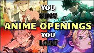 Try Not To Sing or Dance🚫🎤  🎵 Anime Opening Edition 2 🎵 [upl. by Ashbaugh]