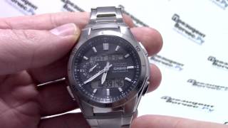 Часы Casio WAVE CEPTOR WVAM650TD1A  видео обзор от PresidentWatchesRu [upl. by Annekim575]