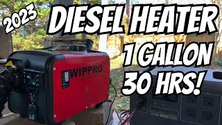 This Changes Everything WIPPRO Diesel Heater  CRAZY Fuel efficiency and NO ticking [upl. by Onabru]