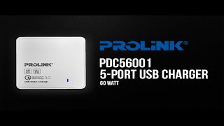 PROLINK PDC56001  5 Port USB Charge [upl. by Stoneham]