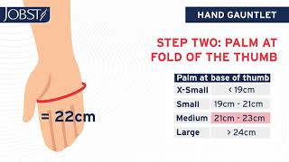 JOBST® FarrowWrap®  Upper limb stepbystep measuring guide UK  English [upl. by Kcub]