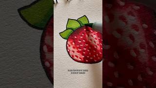 Fragolina a tratti monellina 🍓 asmr coloring ohuhu ohuhumarkers fragola disegno tutorial [upl. by Halilahk316]