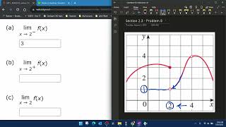 Calculus 1  HW1 Question 22004  WebAssign [upl. by Tiny]