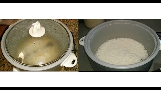 How to cook rice in a Rice Cooker  Cooking Rice In An Electric Rice Cooker [upl. by Ala]