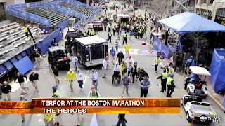 Boston Marathon Explosion Video Pictures Heroes Emerge from Boston Marathon Bombing [upl. by Nitza]