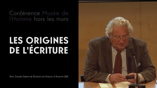 Emmanuel Anati Des origines de l’écriture Musée de l’Homme quothors les mursquot [upl. by Gary464]