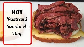 Hot Pastrami Sandwich Recipe [upl. by Ylrebmyk]