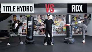 HONEST BOXING BAG REVIEW  Title Hydro VS RDX  Which Is Better [upl. by Anyah]