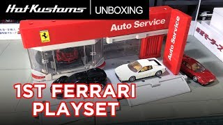 Tomica トミカ City Ferrari Dealership Playset Review [upl. by Ycrad]