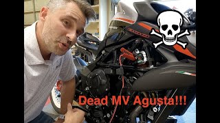 MV Agusta Dragster Dead Battery Charging Issues [upl. by Assek244]