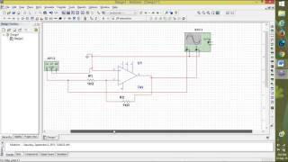 Amplifier  inverting op amp  part2B [upl. by Joaquin]