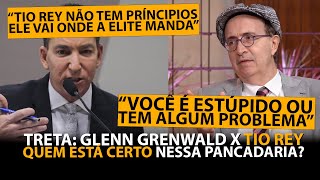 TRETA COMPLETA ENTRE GLENN GRENWALD X REINALDO AZEVEDO XANDÃƒO ESTÃ VIOLANDO LIBERDADE DE EXPRESSÃƒO [upl. by Sandell]