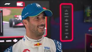 Daniel Ricciardo  PostRace Interview  2024 Chinese Grand Prix [upl. by Ardys]