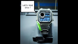 Modified Casio Customer Casio Mod Pauls Modded AE1200WH1A [upl. by Adnuhser]