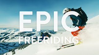 EPIC FREERIDING  Skicircus Saalbach Hinterglemm Leogang Fieberbrunn [upl. by Mahan]