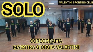 SOLO  BALLO DI GRUPPO 2023  COREOGRAFIA MAESTRA GIORGIA VALENTINI  SOCIAL DANCE [upl. by Fitton]