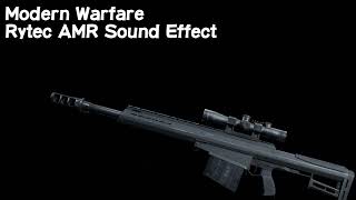 Modern Warfare Rytec AMR Firing Sound Effect [upl. by Hestia]