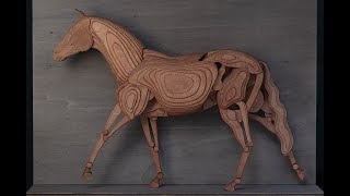 Galloping Horse Mechanism  Kinetic Sculpture [upl. by Ramberg186]