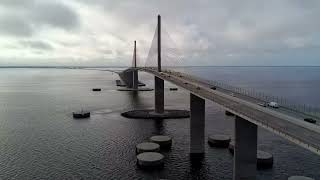 Potensic Atom 3 axis Drone Flight over the Skyway Bridge [upl. by Hamid]