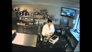 Tempering Chocolate Using a Bainmarie [upl. by Erodroeht]