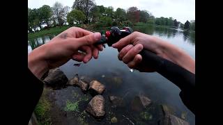 Underhand Technique  Göran Andersson performs the worlds best Double Hand Flycasting Technique [upl. by Eirellav]