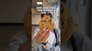 Rating cookies from cheap to expensive in NYC 🇺🇸 [upl. by Lodmilla]