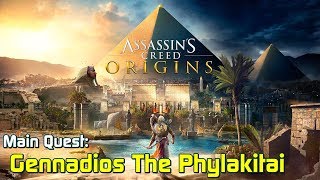 Assassins Creed Origins ★ Main Quest Gennadios The Phylakitai Walkthrough [upl. by Dara1]