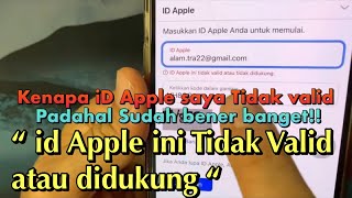 iD Apple ini tidak valid atau tidak didukung [upl. by Crandall]