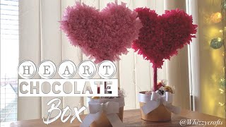 Gifting Box Idea  Gift Box Decorations Chocolate Box Craft  Reuse Plastic Boxes  Whizzy shorts [upl. by Aitahs731]