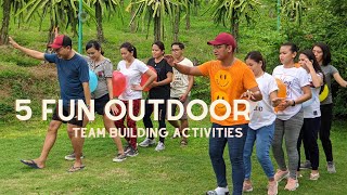 FUN OUTDOOR TEAM BUILDING ACTIVITIES  Youth Group Outdoor Party Games [upl. by Kala677]