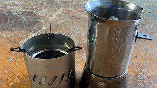 Goshawk Stove Bialetti Moka Pot [upl. by Dacey]