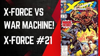 XForce Vs War Machine XForce 21 Greg Capullo amp Fabian Nicieza Marvel Comics 1993 [upl. by Nevi]