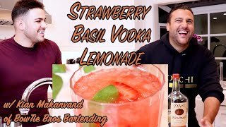 How to Make a Strawberry Basil Vodka Lemonade [upl. by Irfan]