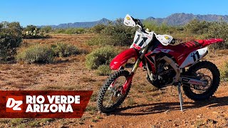 Dirt Bike riding at Rio Verde Arizona  Honda CRF250RX RedMoto 300 Kit [upl. by Michail639]