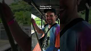 Feeding crocodiles in Darwin Australia FULL VIDEO ON MY CHANNEL go peep [upl. by Jolynn364]