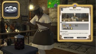 QQ  FFXIV  Culinarian Level 20  Releasing A Burden [upl. by Emoraj]