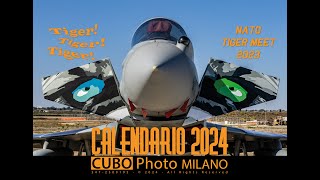 Il Calendario 2024 di CUBO Photo Milano tutte le livree più belle del NATO Tiger Meet 23 [upl. by Nolyarb]