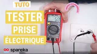 Comment tester une prise de courant avec un multimètre  astuce bricolage DIY [upl. by Nellie]