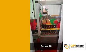 GPI CASE PACKER amp PALLETISER TURN KEY SOLUTION [upl. by Epilihp330]