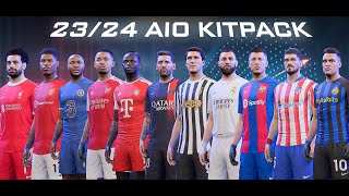 Cara Instal AIO Kits V6 Mod For FIFA 22  120 Kits New Badges New Fonts TU17 [upl. by Ahsaetal]