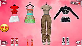 CUTE FEMALE AVI OUTFITS😍imvu edition [upl. by Orgalim]