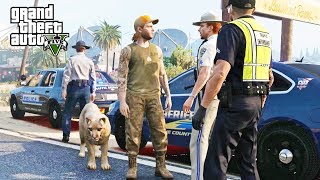 GTA 5 Roleplay  107  CIV Man and Mountain Lion [upl. by Amzu]