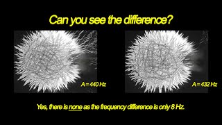 Sound Frequencies in Water A440 Hz vs A432 Hz [upl. by Dzoba]