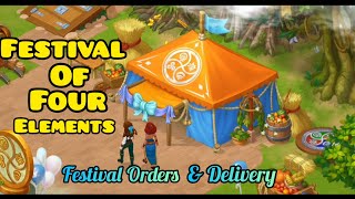 Island Hoppers Jungle Farm Festival of ElementsCard ShopFestival of Orders and deliveryGameplay [upl. by Marcellus]